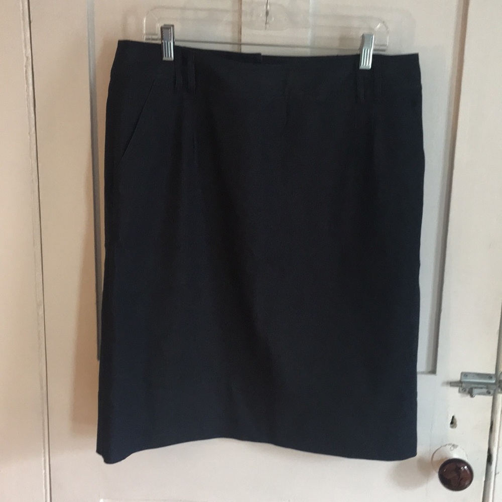 Dark blue dress skirt